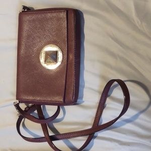Authentic Kate Spade Burgundy Newberry Lane Turnlock Sally Bag